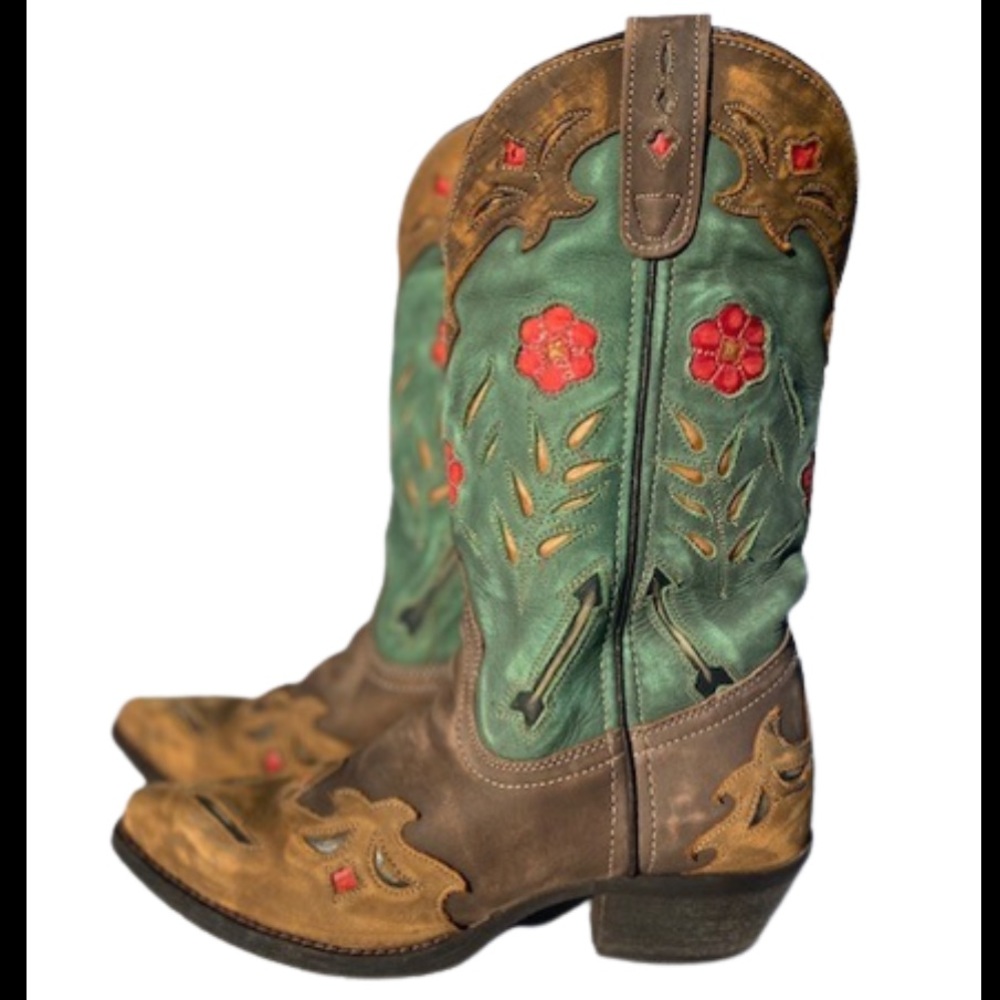 LAREDO Boho Cowgirl Boot size 6.5 *Brown🤠